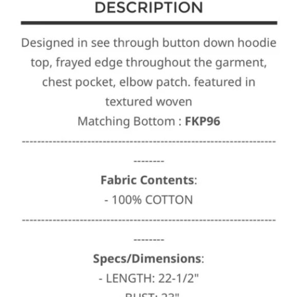 B33 NEW! POL perfection in black see through button up shacket w/tie waist-LUXE - Picture 5 of 7